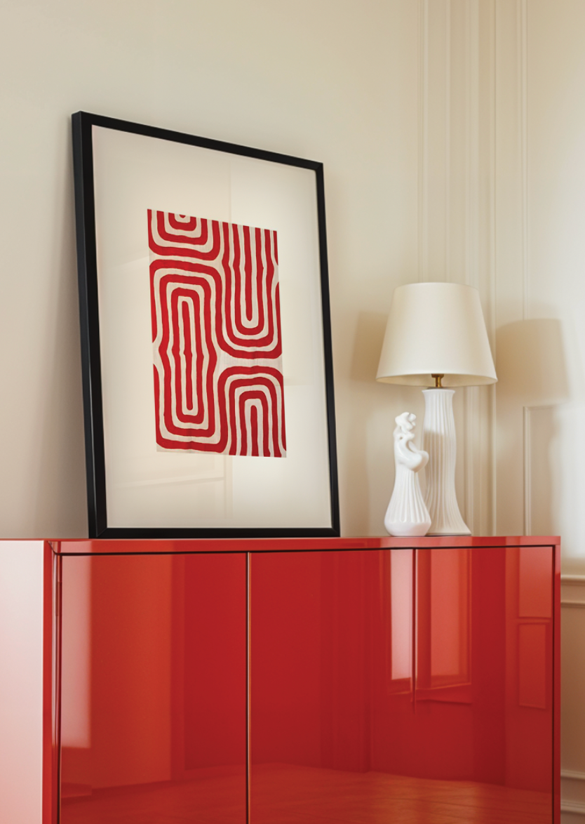 RED ABSTRACT