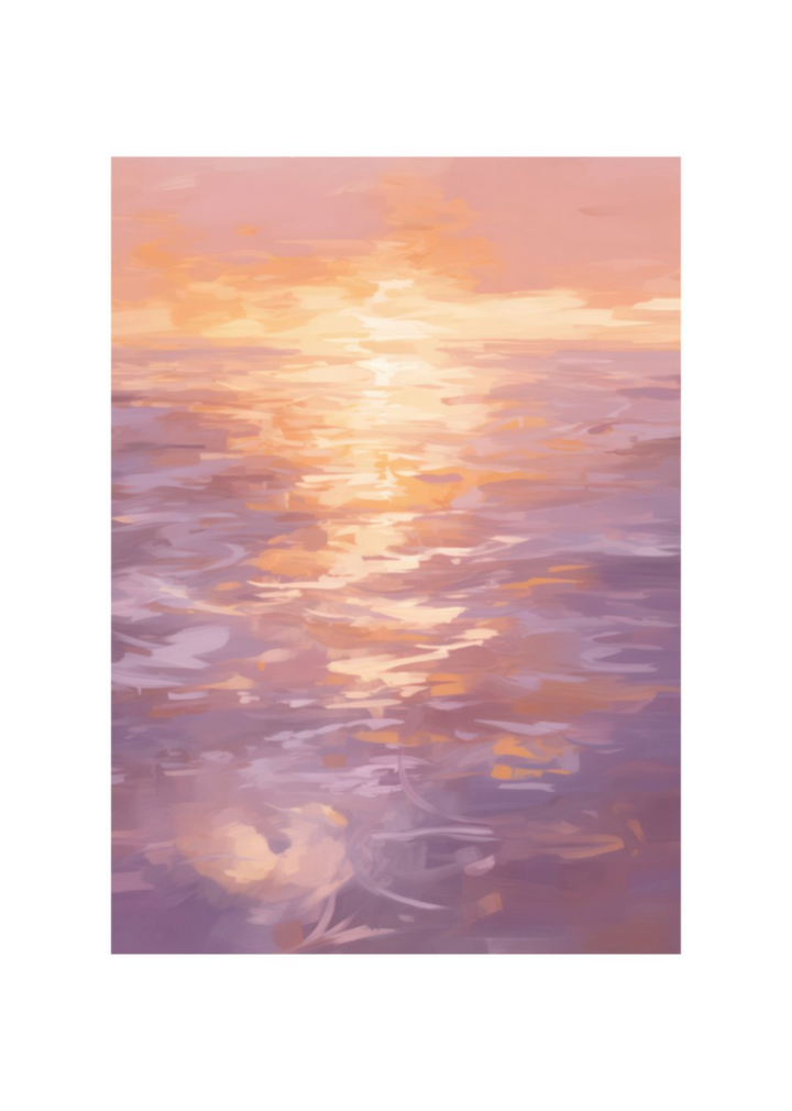WATERCOLOR SUNSET XXL